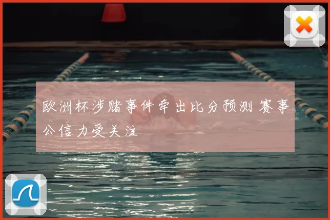 欧洲杯涉赌事件牵出比分预测 赛事公信力受关注