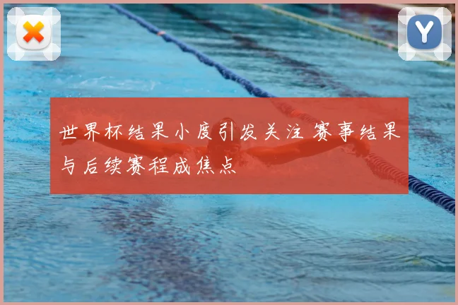 世界杯结果小度引发关注 赛事结果与后续赛程成焦点